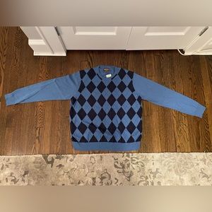 NWT Men’s Michael Kors Long Sleeve Argyle Sweater